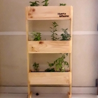 Huerta 3 niveles para 9 plantas