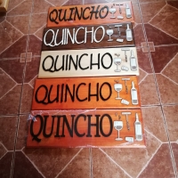 LETRERO MI QUINCHO 70X23 CM