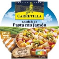 ensalada pasta con jamon