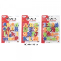 MAGNETICOS LETRAS O NUMEROS 29X19 CMS 1 UNIDAD NOBEL TOYS
